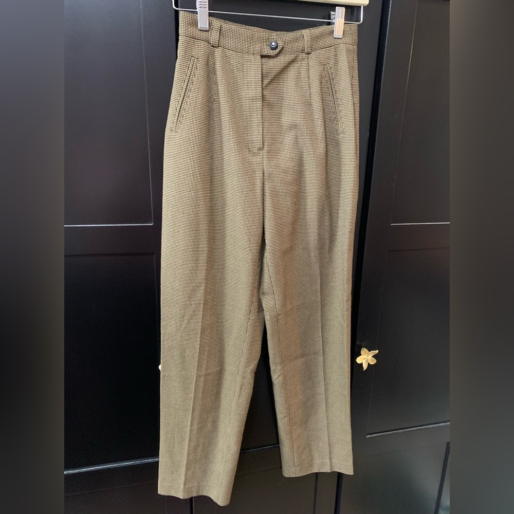Conrad C,petite,size 4,Women's,houndstooth,trousers,cabincore,old money,classic